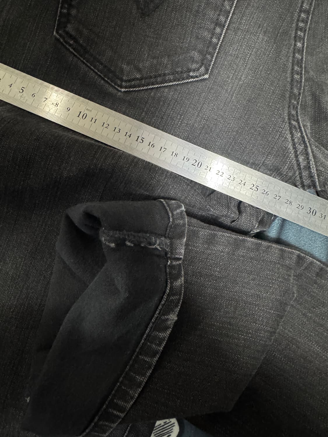 00s 리바이스 멕시코 생산 블랙 스트레이트 W  32 L34 상품이미지7