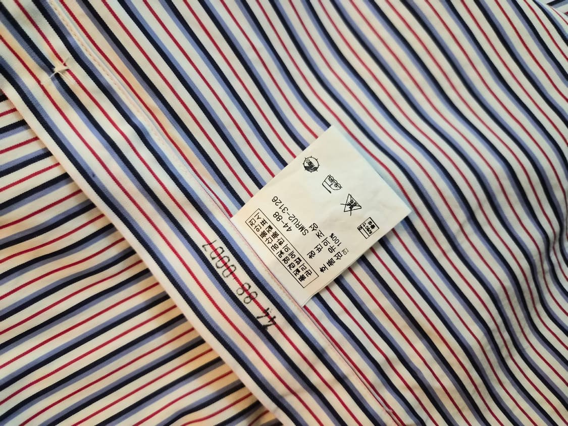 (2XL) 폴로 랄프로렌 레드 스트라이프 반팔 셔츠 상품이미지6