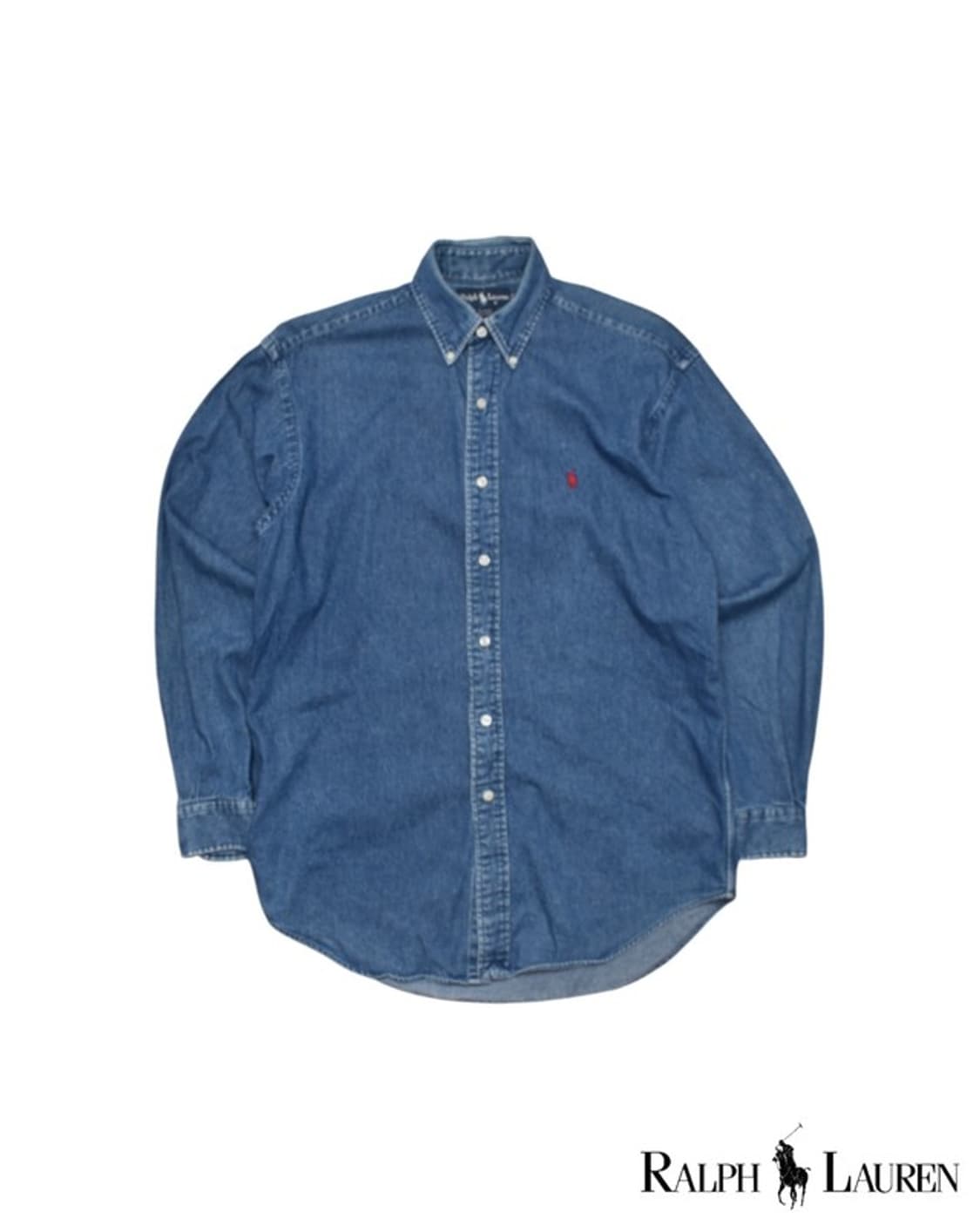 00S 폴로 랄프로렌 데님 셔츠 청남방 S M0057 상품이미지1