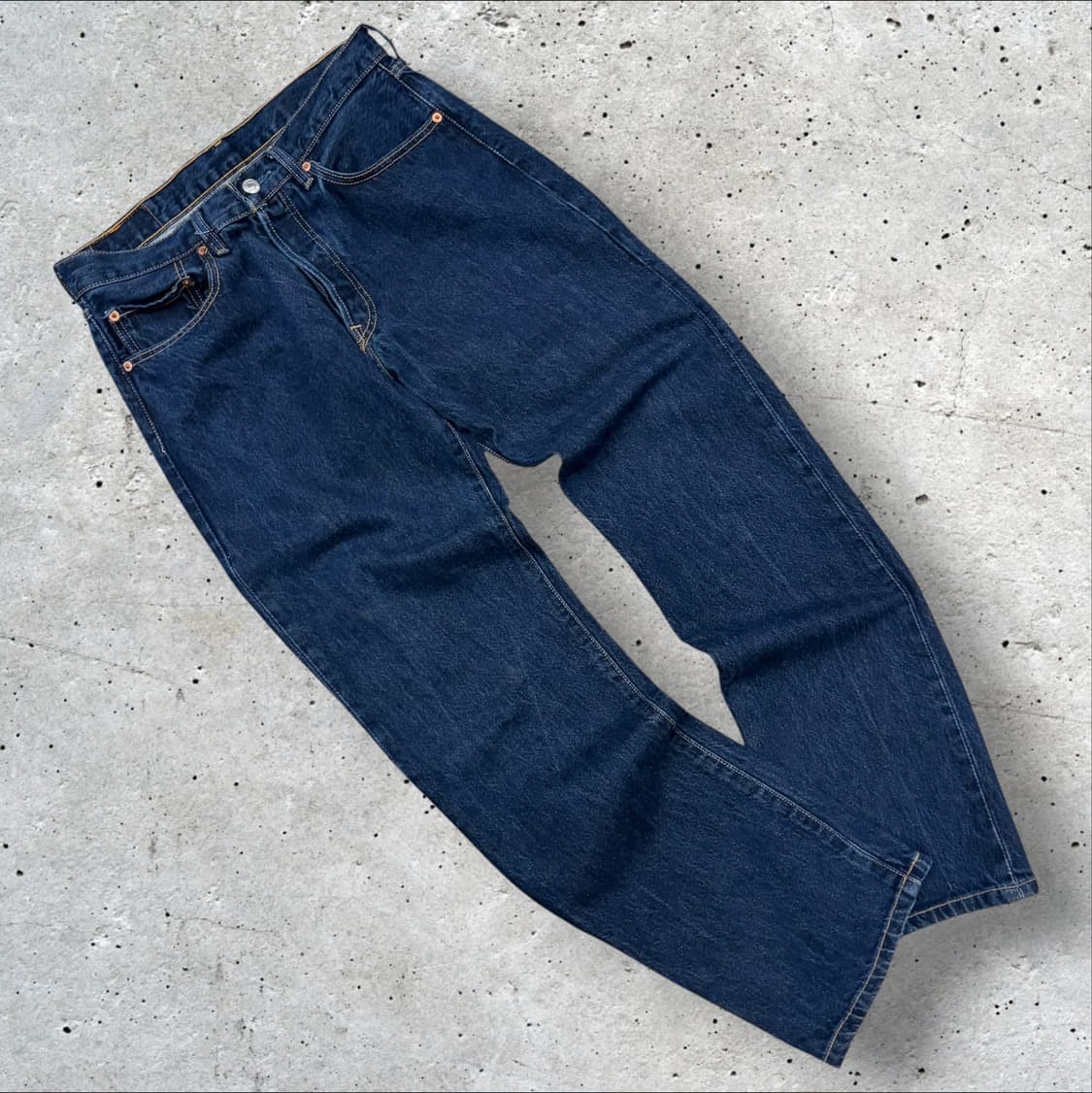 [32x34] 리바이스 501 데님 팬츠 청바지 진청 D567 상품이미지2