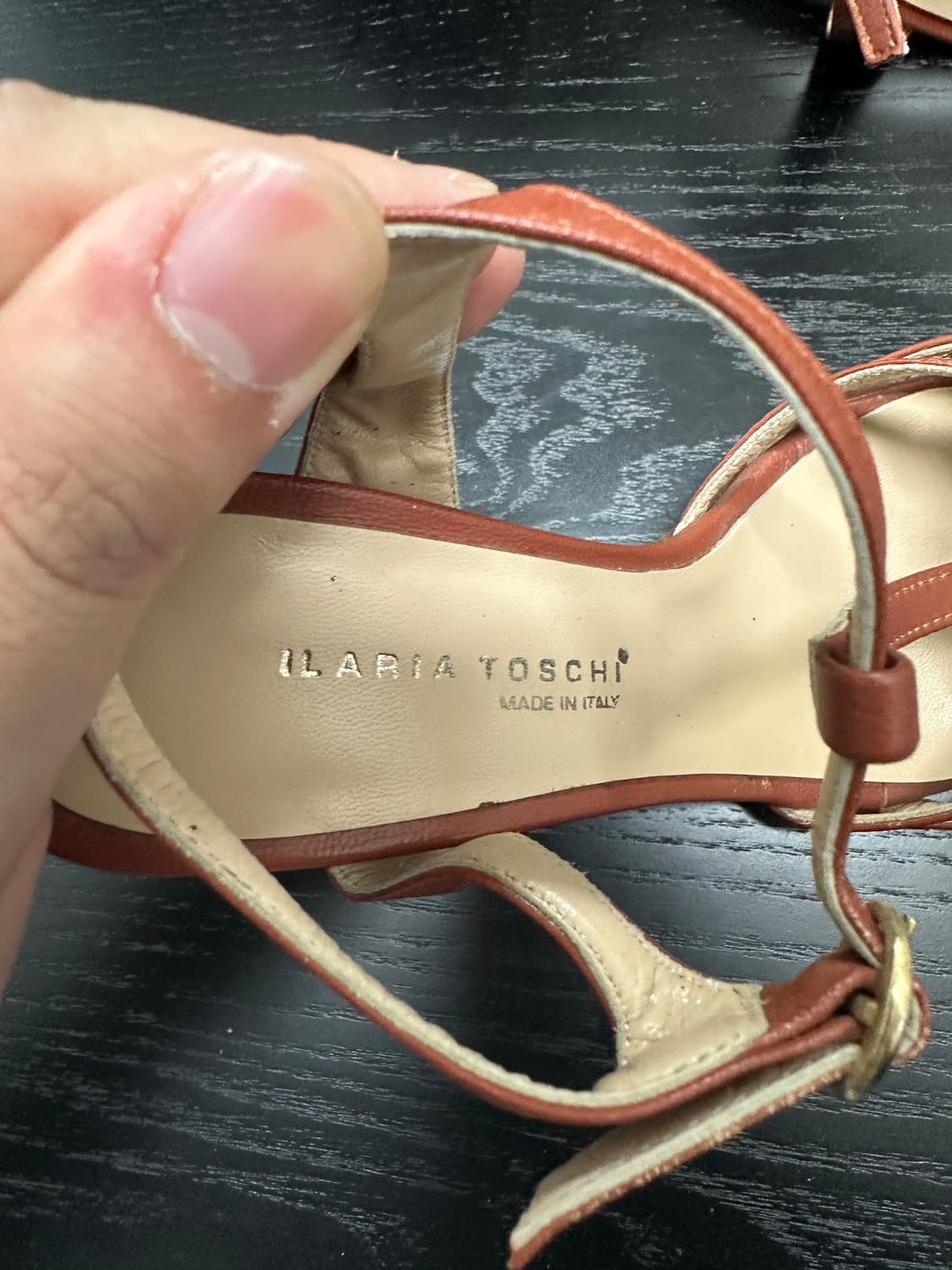 Ilaria Toschi 피셔맨 슬링백 힐 상품이미지5