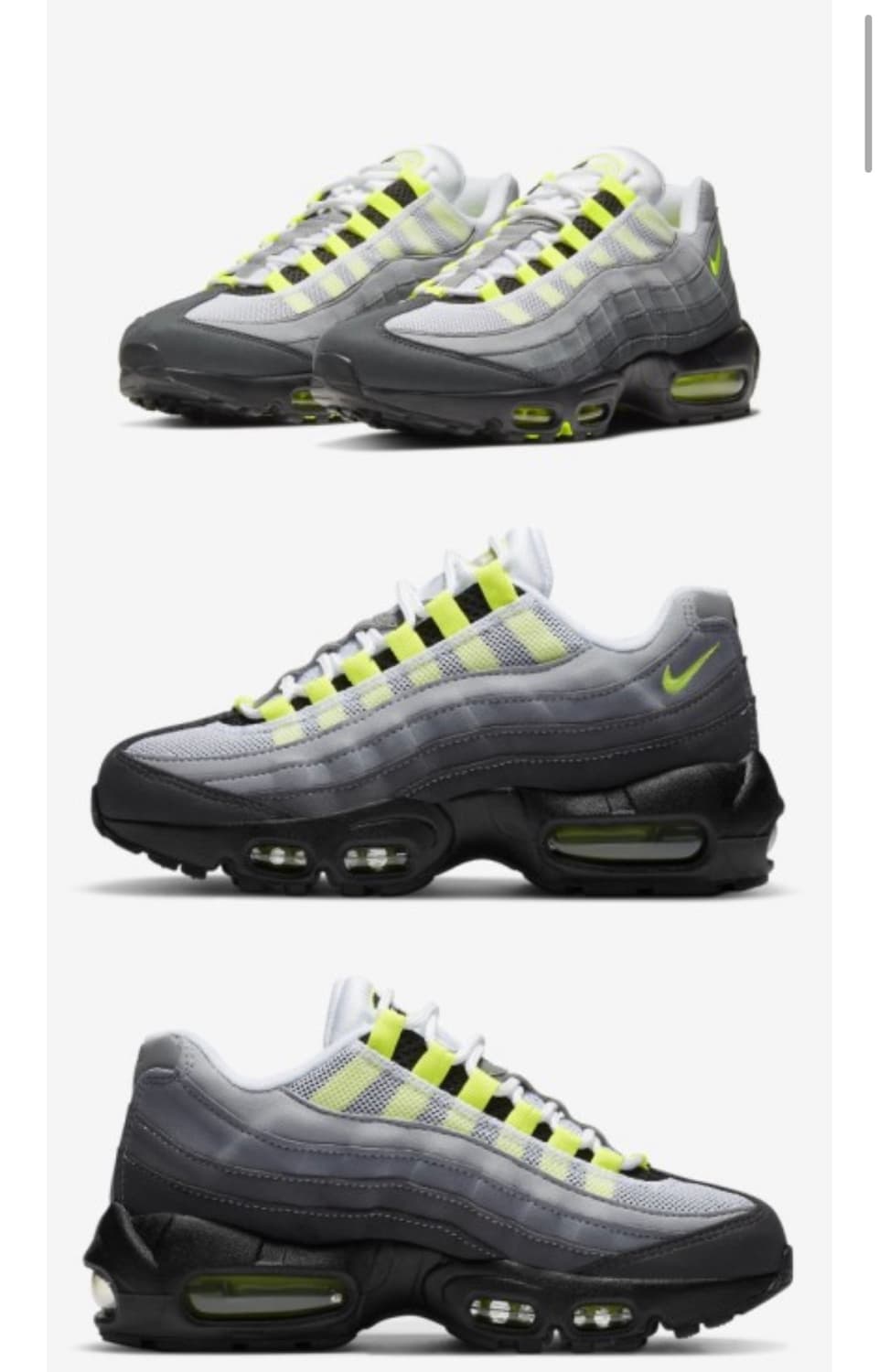 나이키 에어맥스 95 네온 240mm 상품이미지10