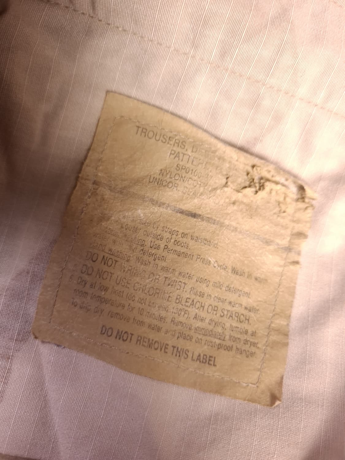 오리지날 미군 90's 사막삼색 BDU 팬츠 상품이미지4