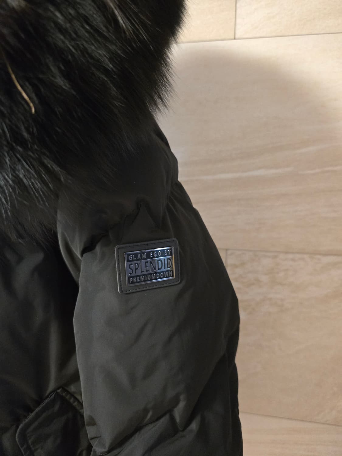 [55] 에고이스트 폭스퍼 덕다운 롱패딩 상품이미지3