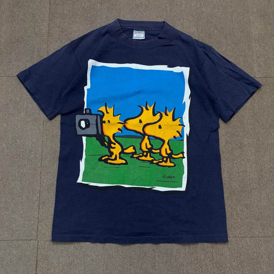 90s all sport usa 스누피 피넛 우드스탁 빈티지 티셔츠 m 상품이미지1