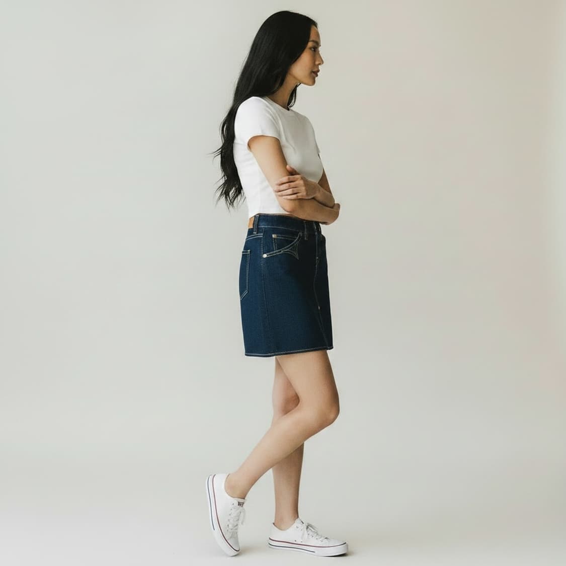 [XS] Levi's 리바이스 우먼즈 데님 청치마 상품이미지3