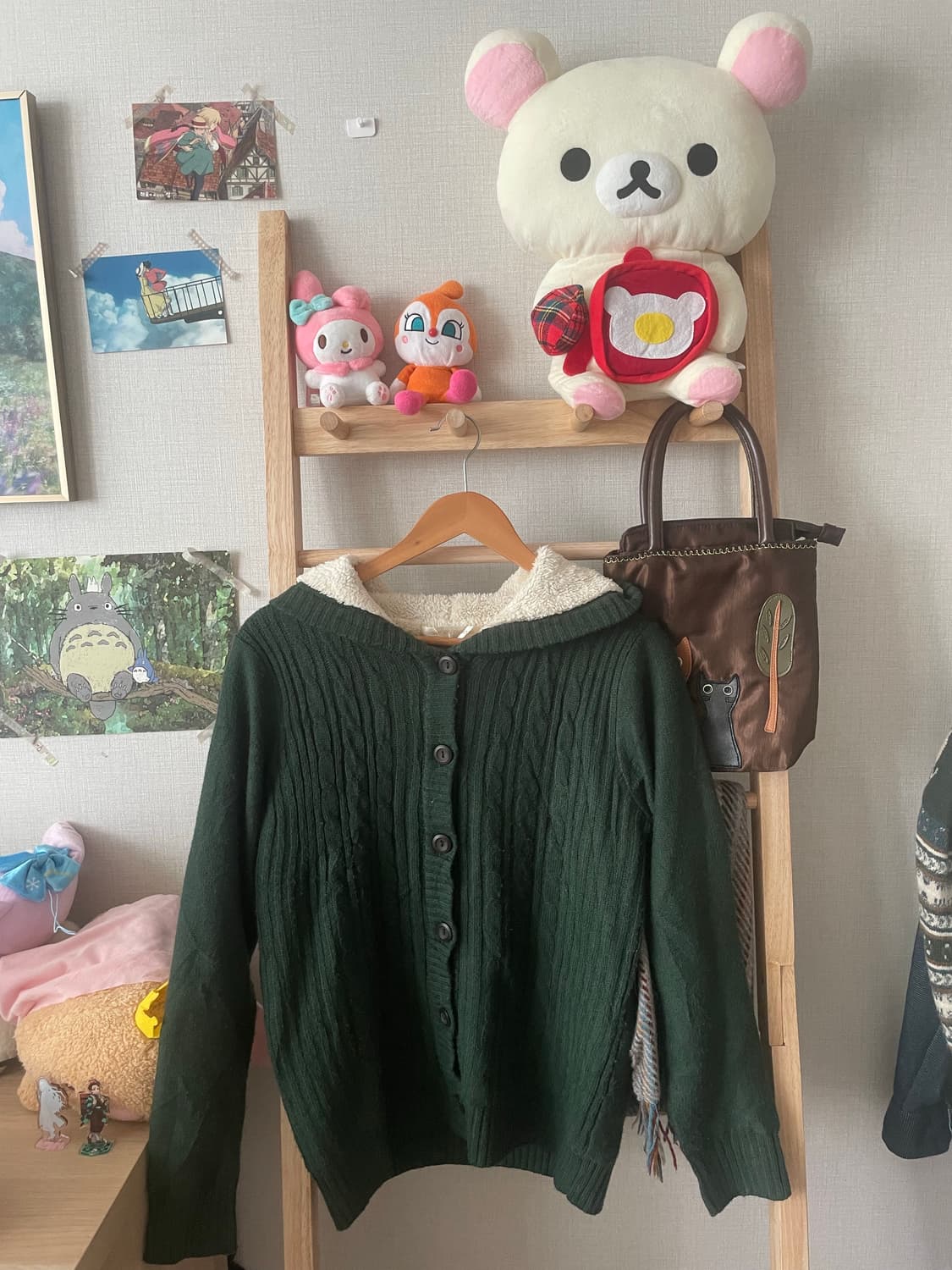 모리걸 빈티지 그린 레이어드 원피스 set 💚🧡 상품이미지8