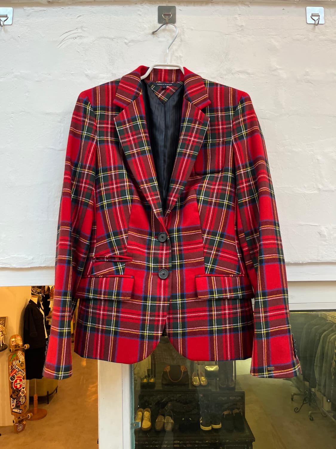 Tommy Hilfiger 체크패턴 울 블레이저 4 상품이미지1