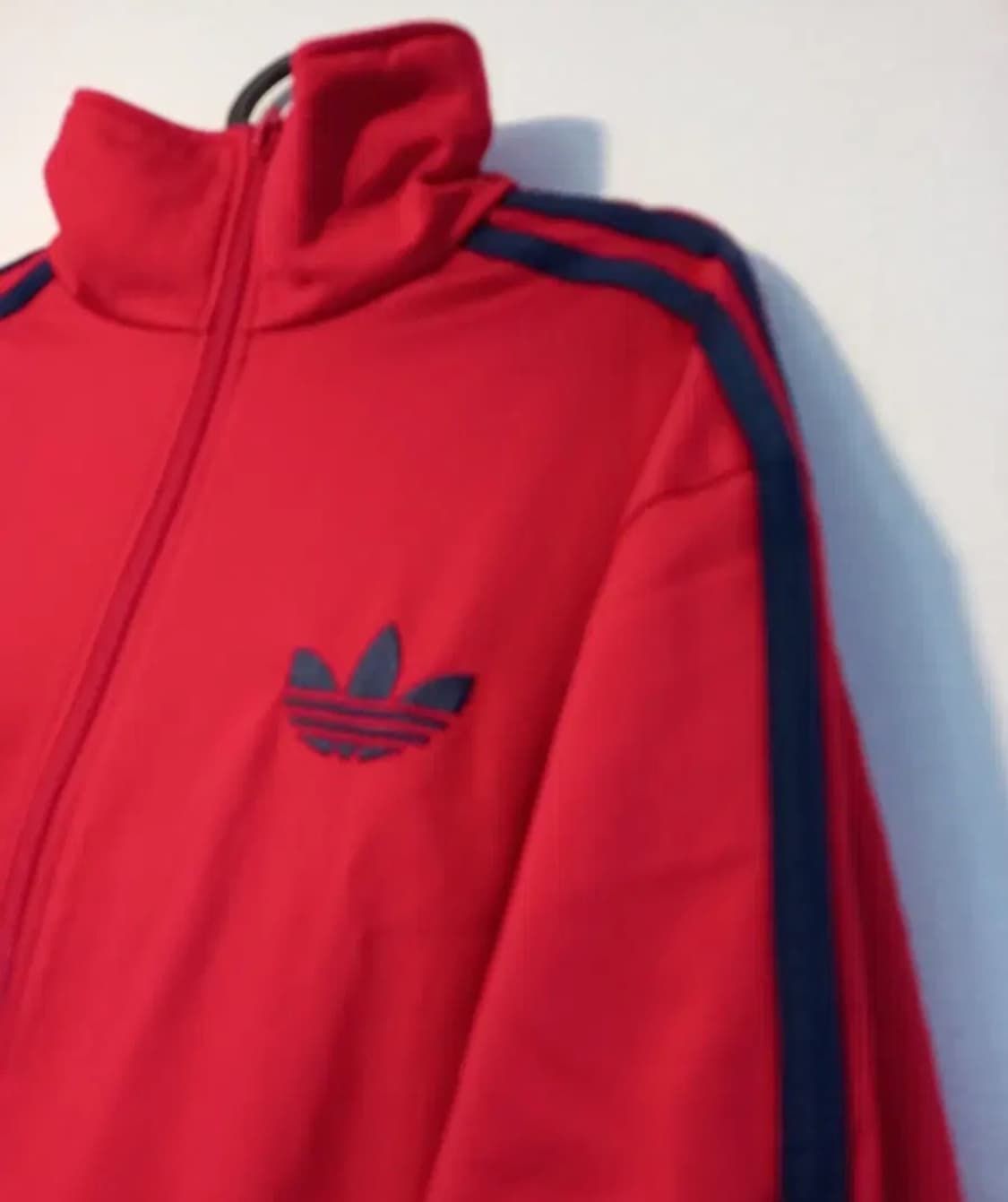 아디다스 파이어버드  빨검 레드 트랙탑 저지 져지집업 100/L 상품이미지2