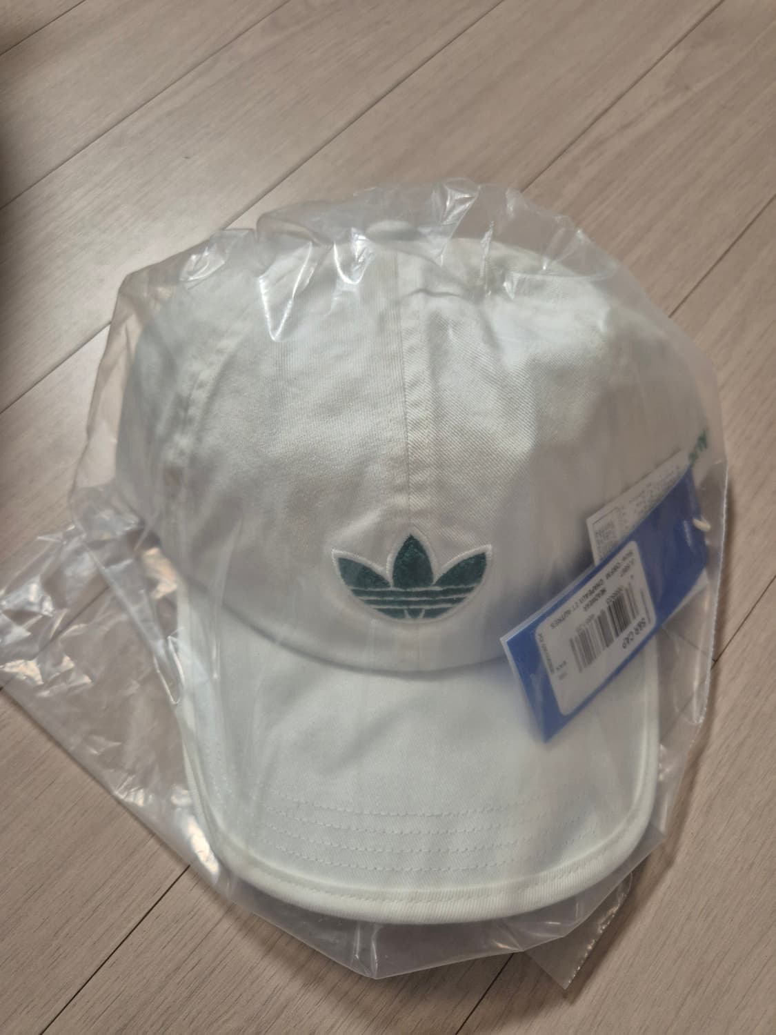 [새상품/OSFM] 아디다스 x 스포티 앤 리치 캡 초크 화이트 그린 상품이미지1