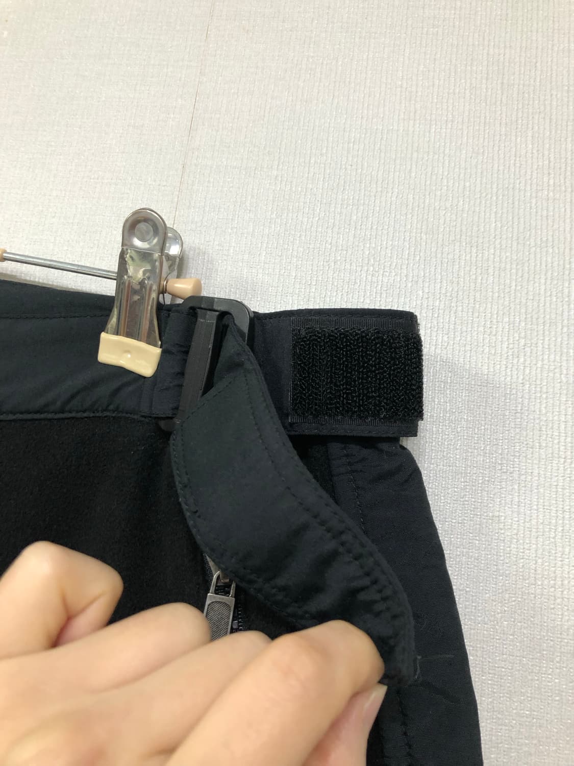 노스페이스 윈드스토퍼 나일론 플리스 겨울 방한 팬츠 L _ 블랙 상품이미지3