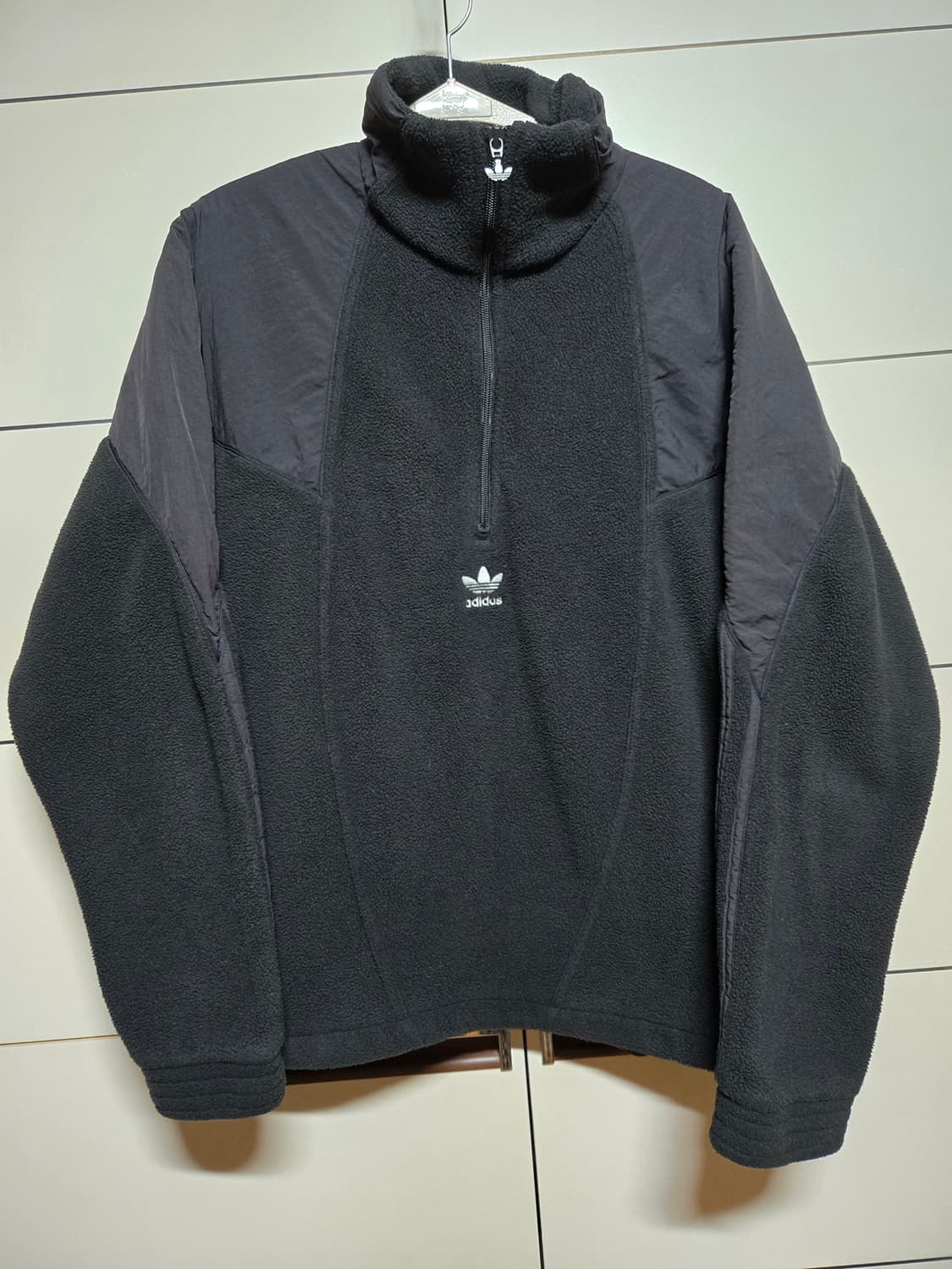 아디다스 남성 후리스 아노락 반집업 상품이미지2