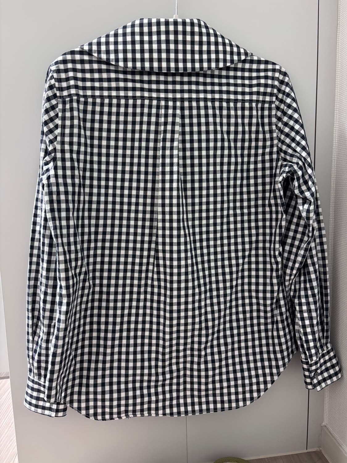 꼼데가르송걸 깅엄체크 블라우스 셔츠  상품이미지4