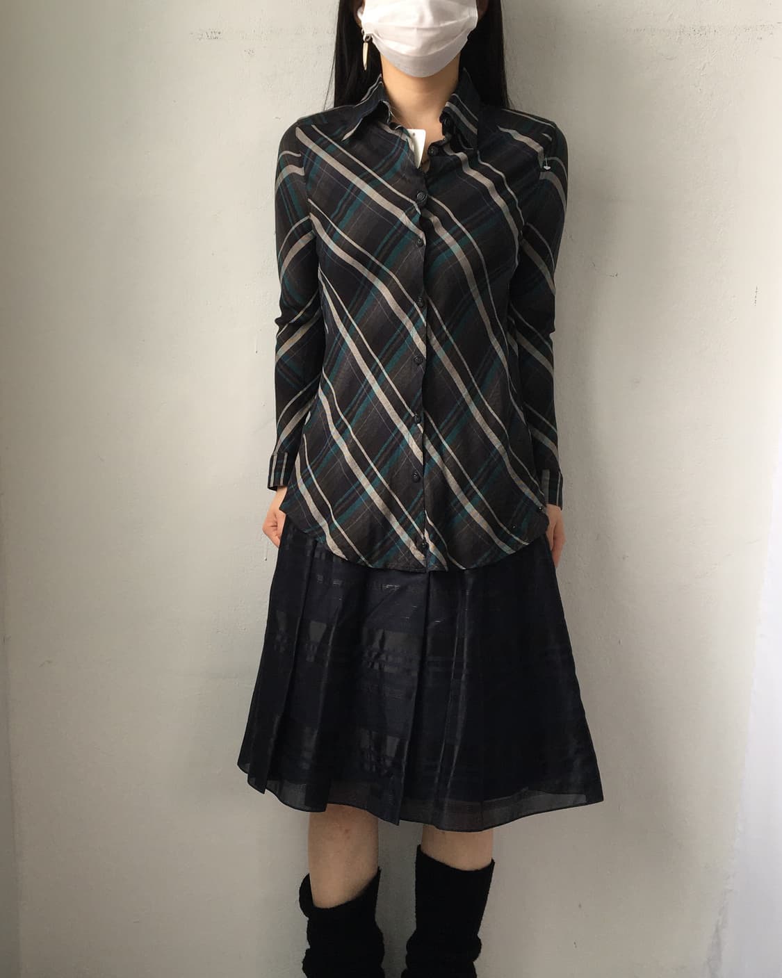 Check pattern shirt 상품이미지5