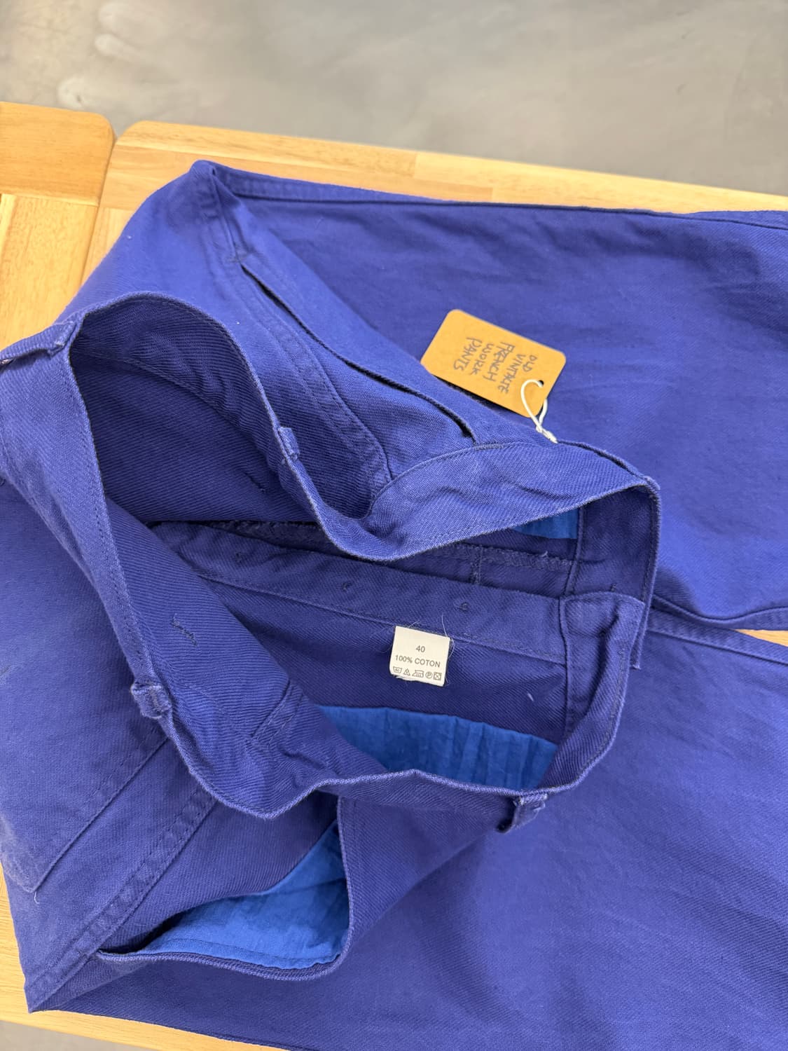 OLD VINTAGE WASHED NAVY FRENCH 프렌치워크팬츠 상품이미지6