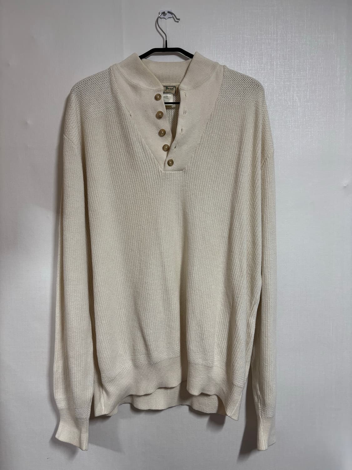 90‘s L.L Bean knit zip-up 상품이미지1