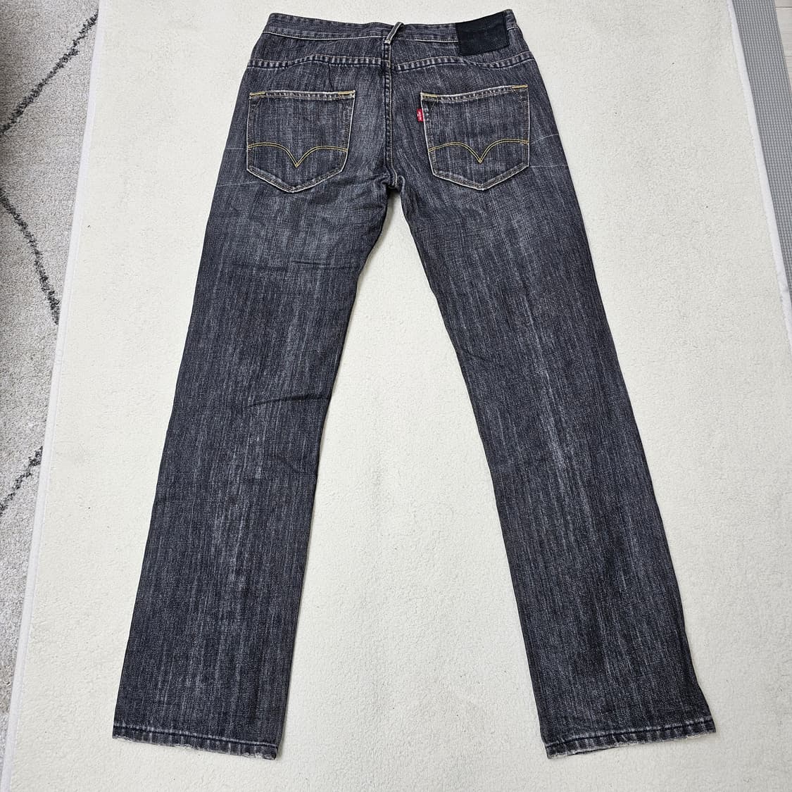 31 리바이스 레드룹 블랙 데님 청바지 상품이미지4