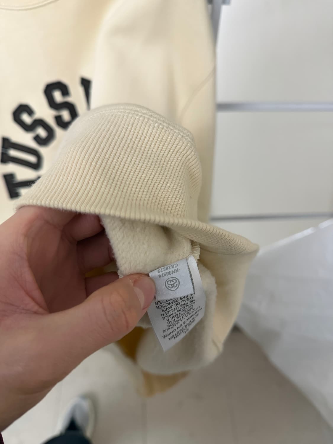 스투시 [민트급.정품] 톤온톤 자수 맨투맨 스웻셔츠 XL(105~110) 상품이미지6