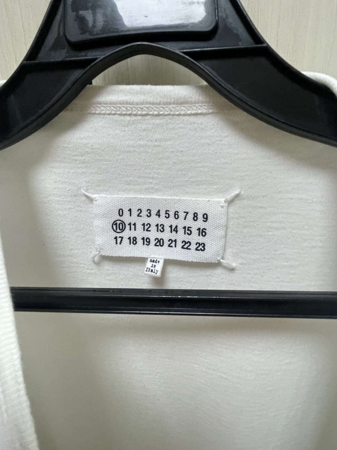 Maison Margiela 메종 마르지엘라 코튼 반팔티 화이트 M사이즈 상품이미지5