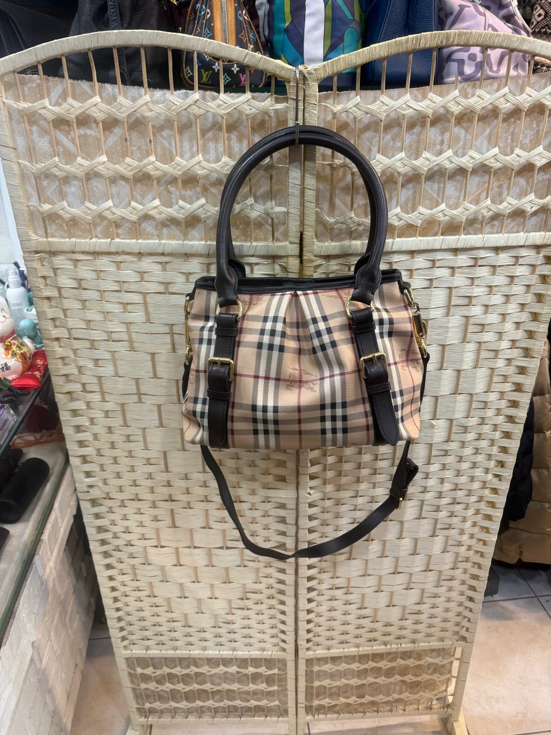 정품 버버리 노바체크 2way백 팝니다 상품이미지1