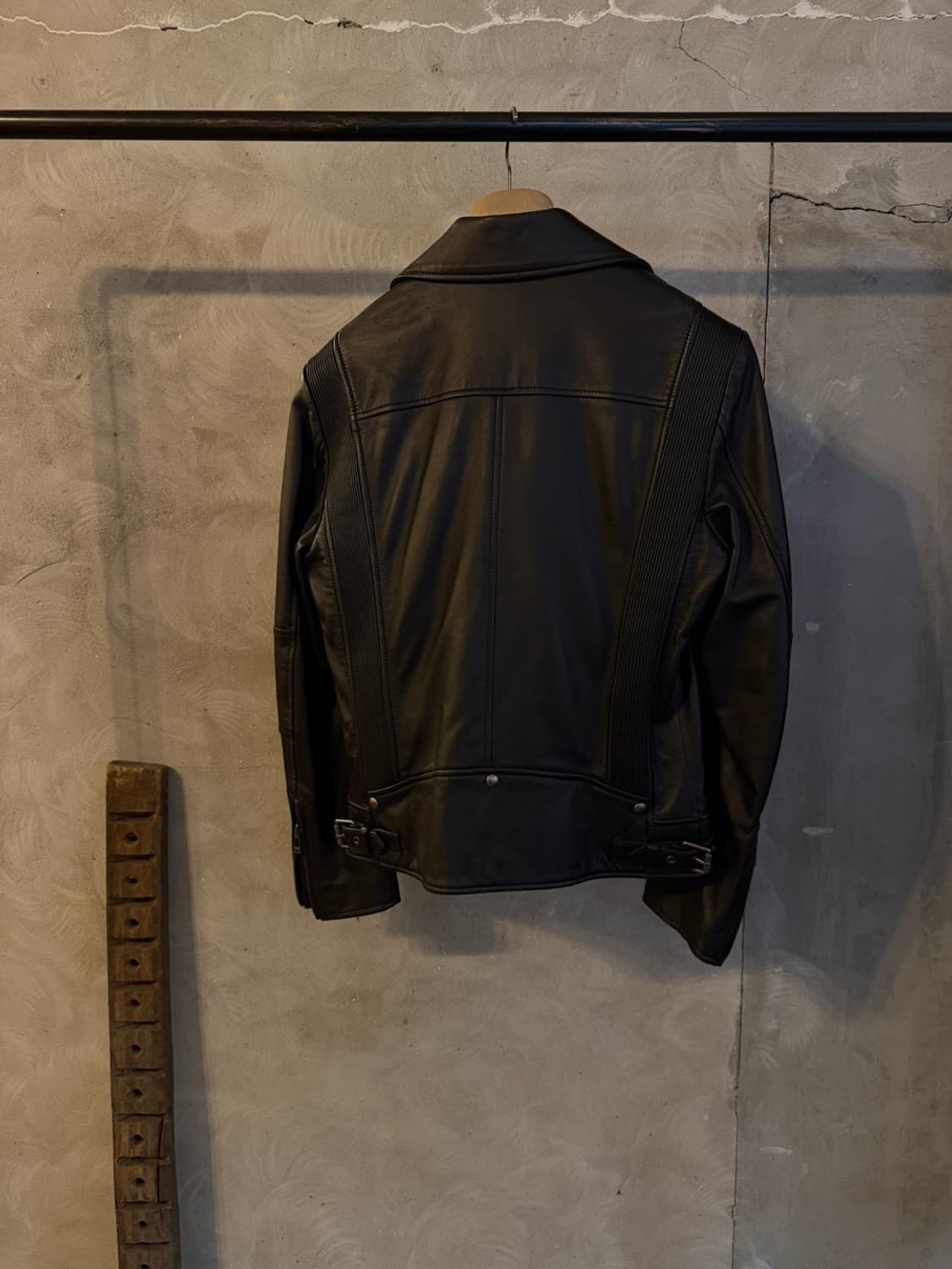 맨온더분 램스킨 레더 라이더 자켓 슬림100 상품이미지7