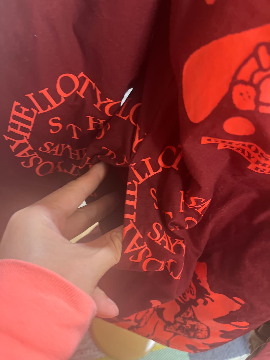 카오스피싱클럽 x 세이헬로 양면 퀼티드 노기 자켓 상품이미지9