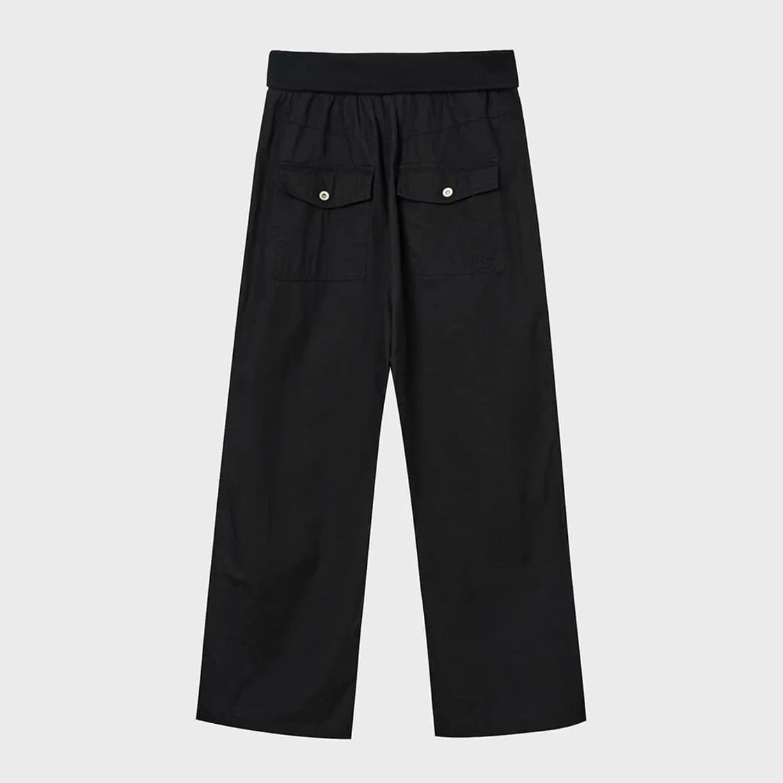 다이닛 DEINET VINTAGE CANTON PANTS IN BLACK 상품이미지4