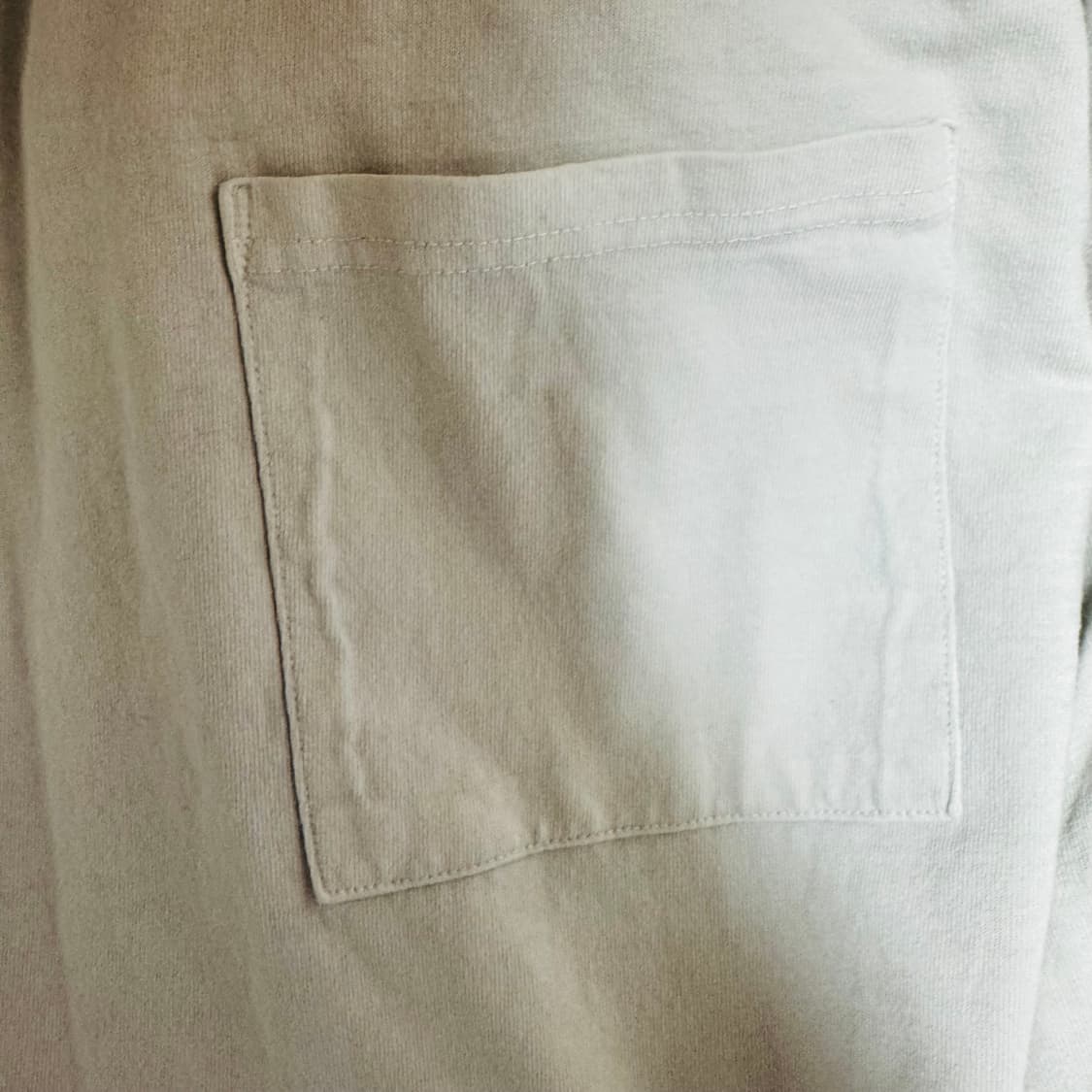 캐피탈 투톤 빅 포켓 티셔츠 키나리 블랙 Free 상품이미지9