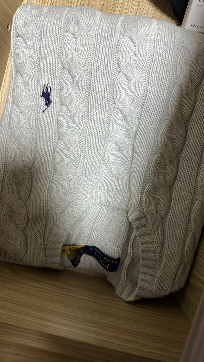폴로 케이블 니트 s 사이즈 상품이미지1