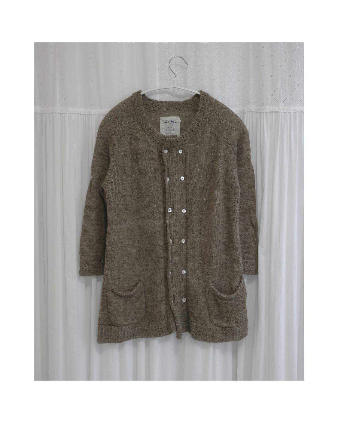 Alpaca Double-Button Cardigan 상품이미지1