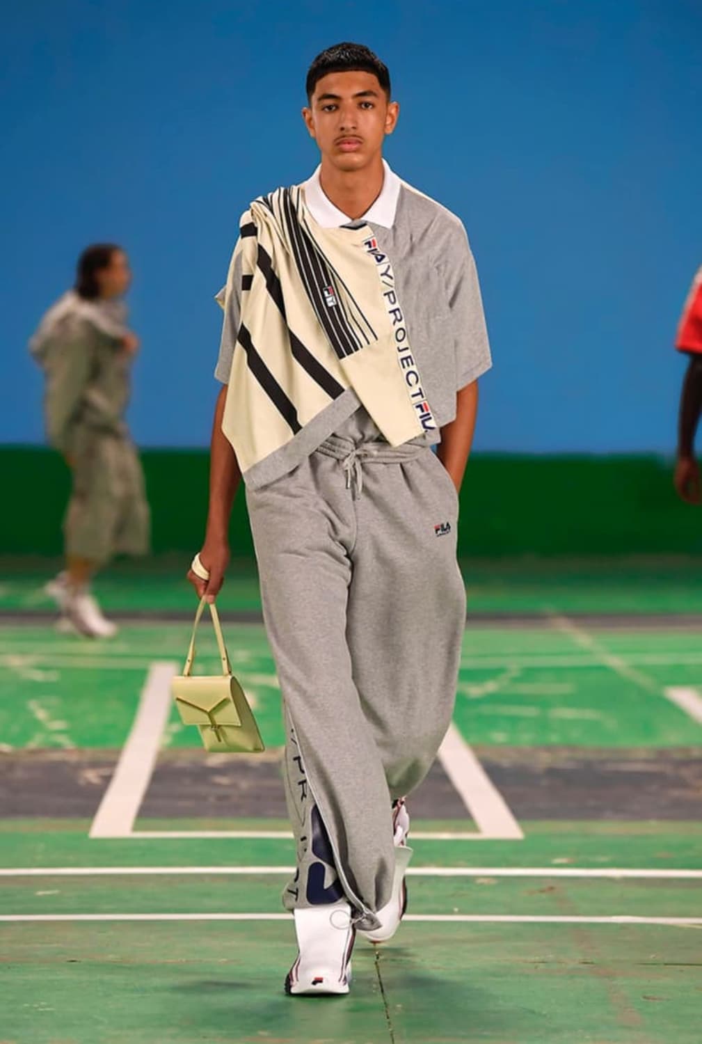 와프x필라 콜라보 스웨트팬츠 xs  상품이미지1