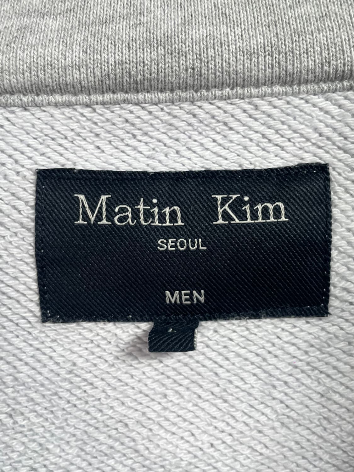 마뗑킴 빅로고 반집업 맨투맨  (on.29) 상품이미지6