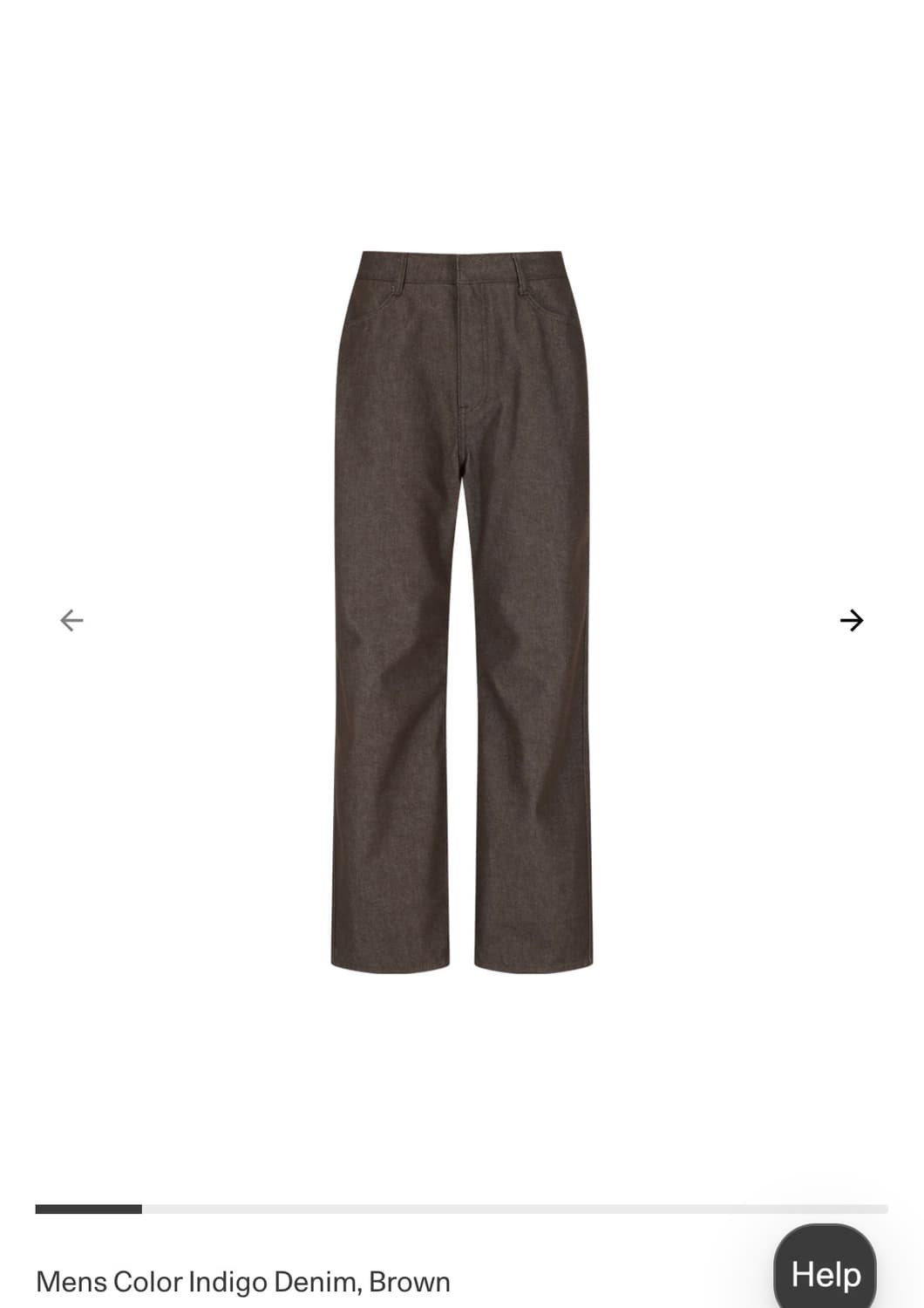 아모멘토 브라운 데님 XL 상품이미지1