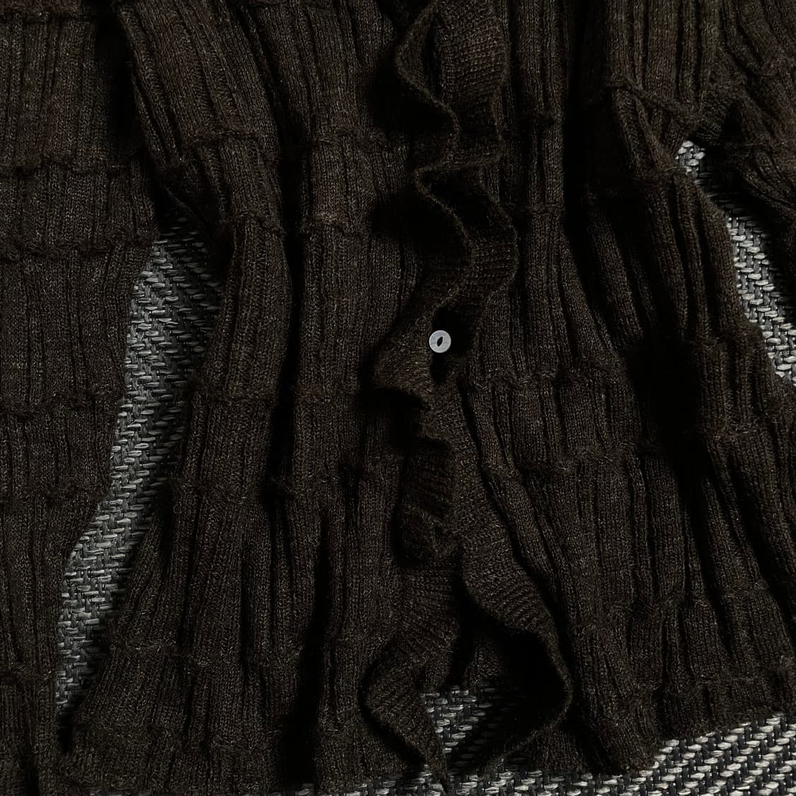 빈티지 우먼스 절개 디테일 가디건o 3976 상품이미지4