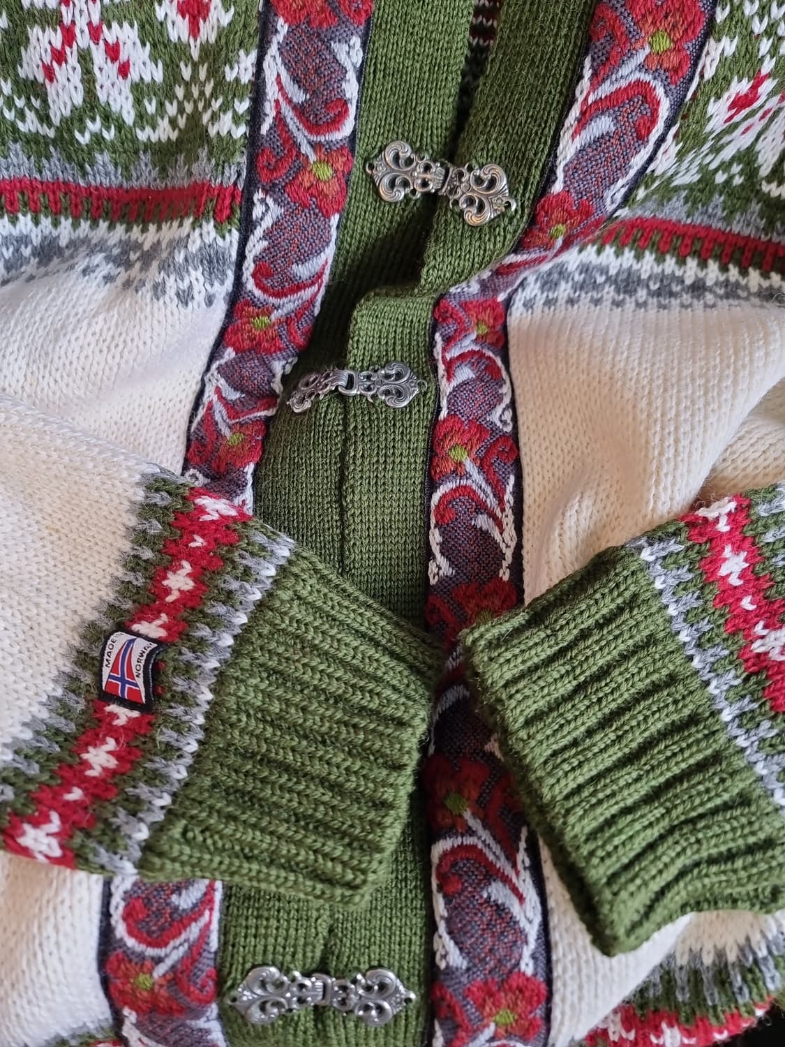 Nordstrikk 노르딕 패턴 울 가디건 상품이미지6