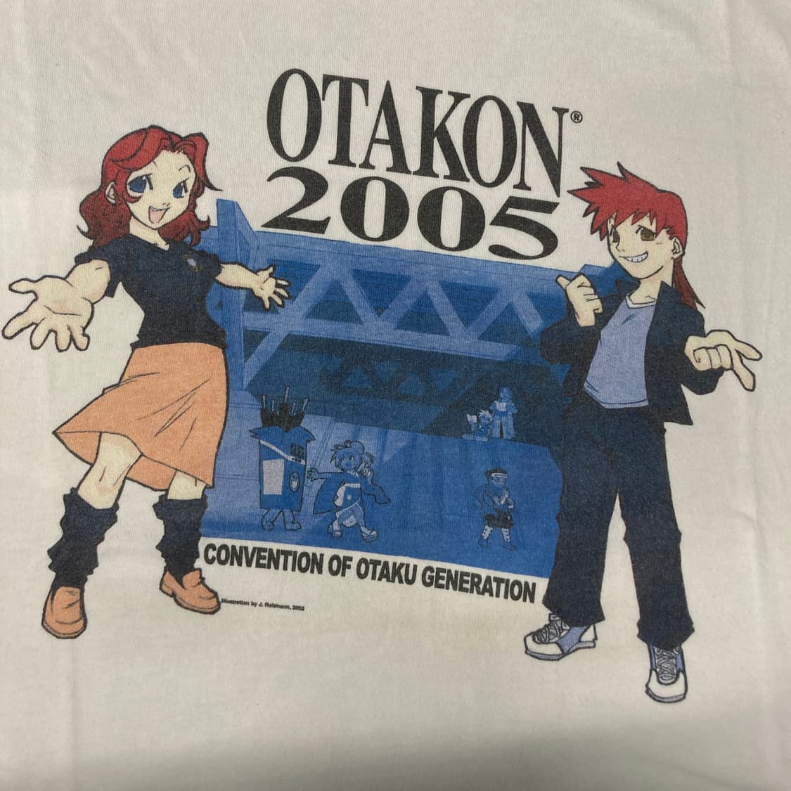 otakon 00s 빈티지 애니메이션 티셔츠 상품이미지6