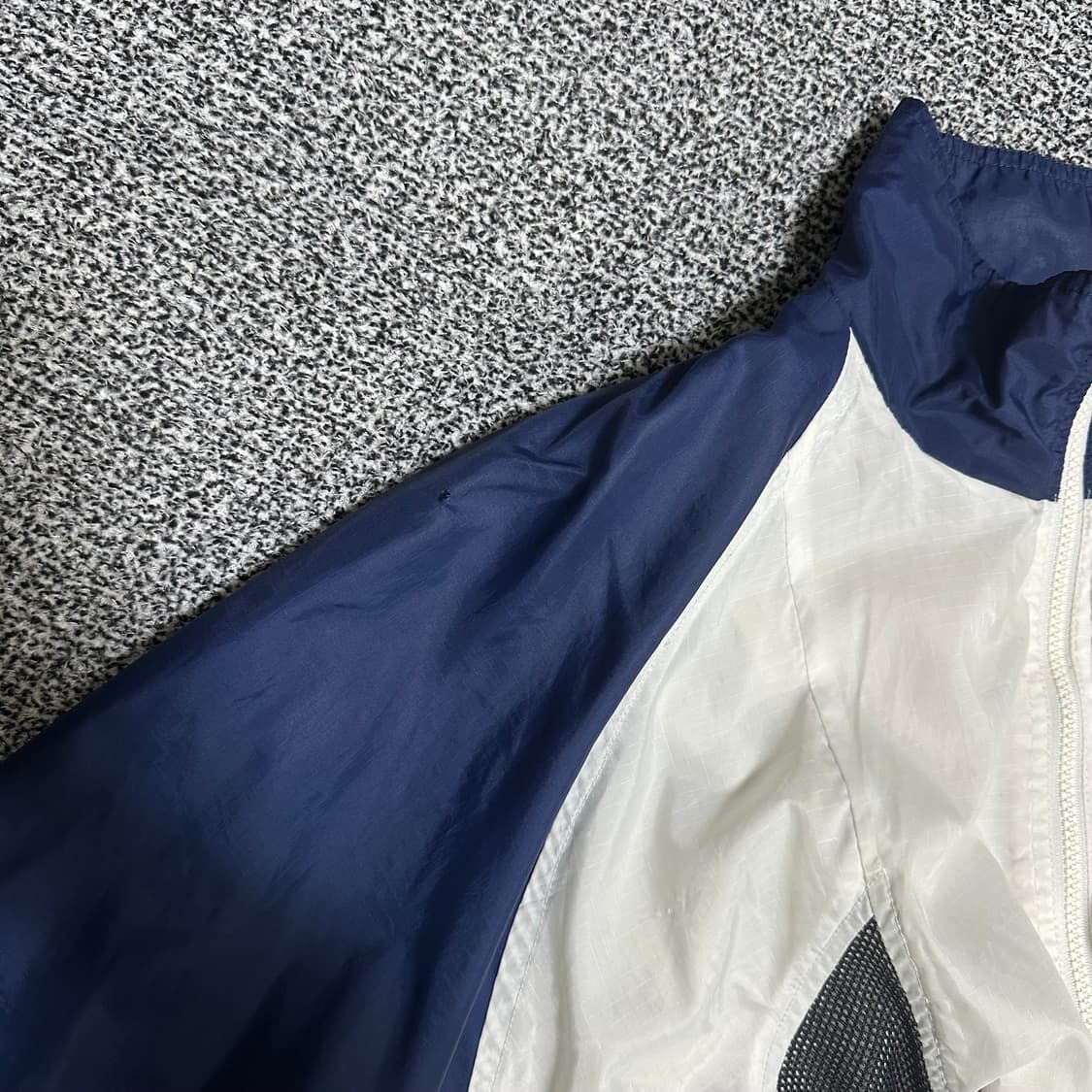 (L추천) 나이키 90s 올드스쿨 바람막이 네이비/화이트 상품이미지6