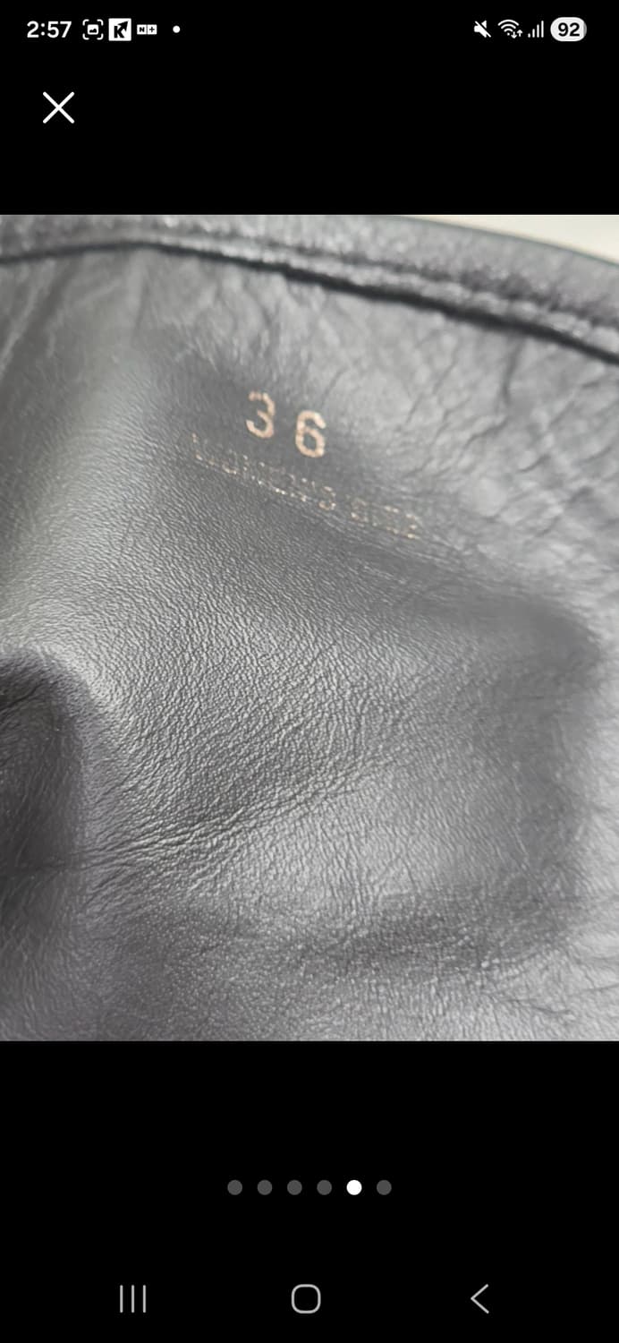 타이틀: Tod’s 토즈 블랙 소가죽 버클 부츠 36 (굽 8cm) 상품이미지5