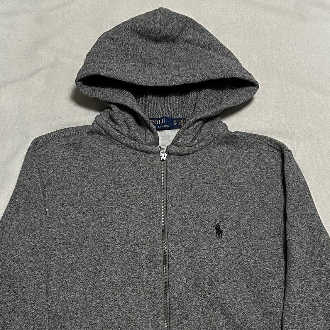 XS 폴로랄프로렌 네이비 포니 기모 후드집업 상품이미지1