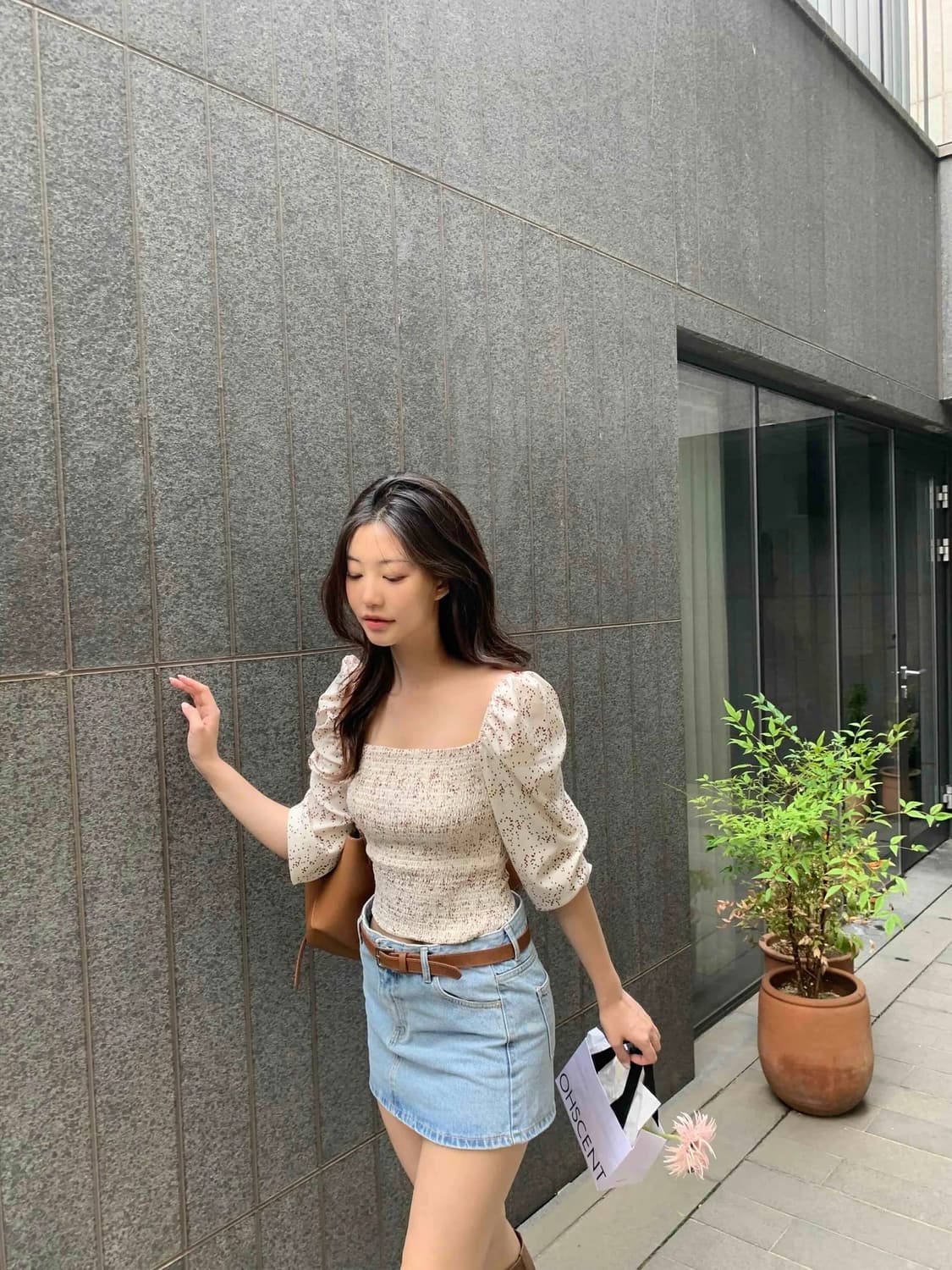 올 시즌스 스퀘어 블라우스 상품이미지2