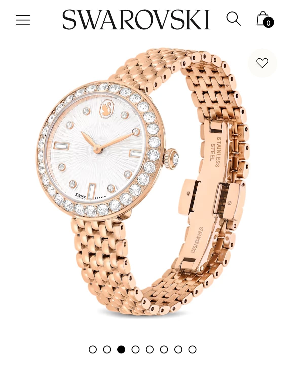 정가58만~새제품)스와로브스키 매트릭스 시계 정품 상품이미지1