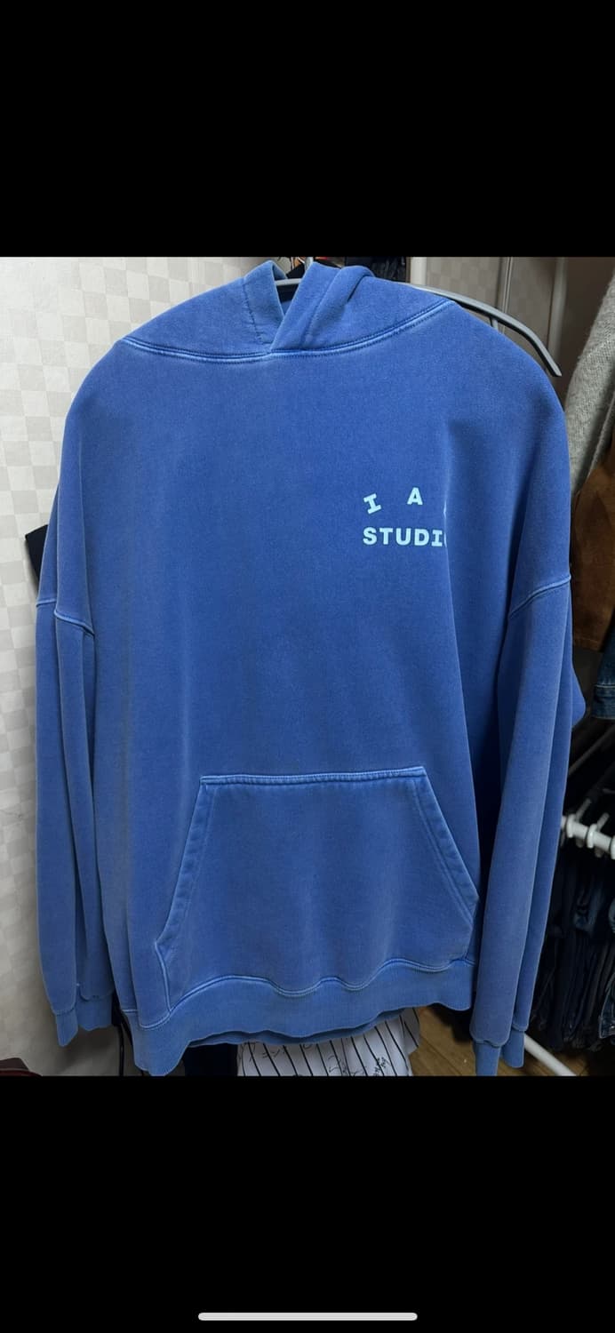 IAB STUDIO 피그먼트 후드 로얄블루 xl 아이앱후드 상품이미지2