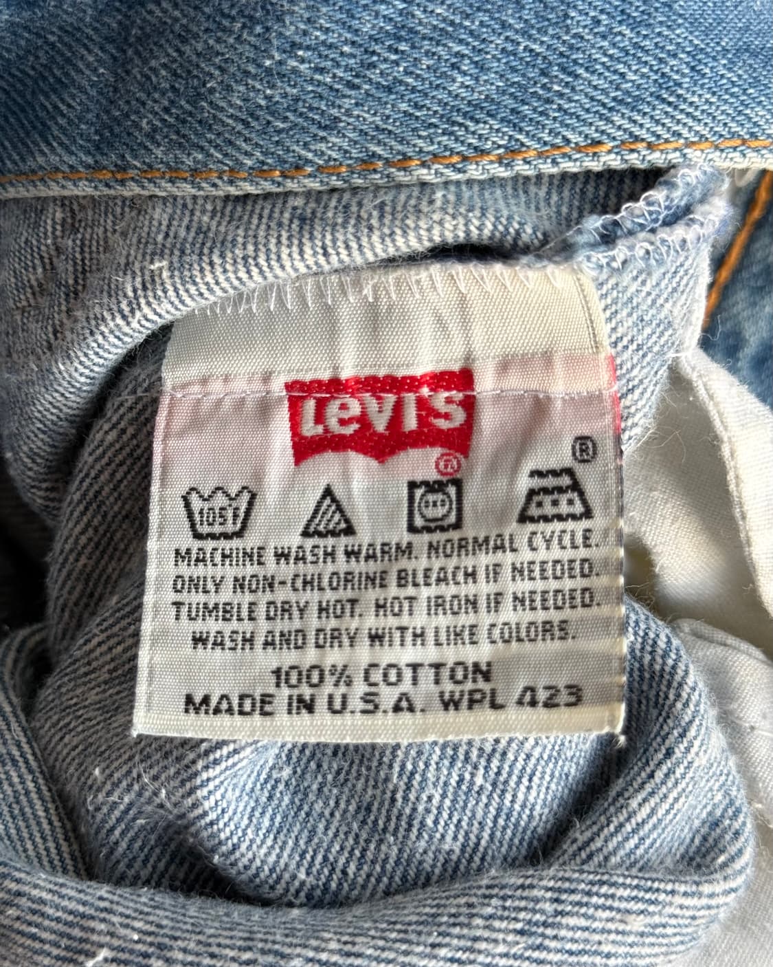 Levi's 501 90s USA washed denim pants 상품이미지9