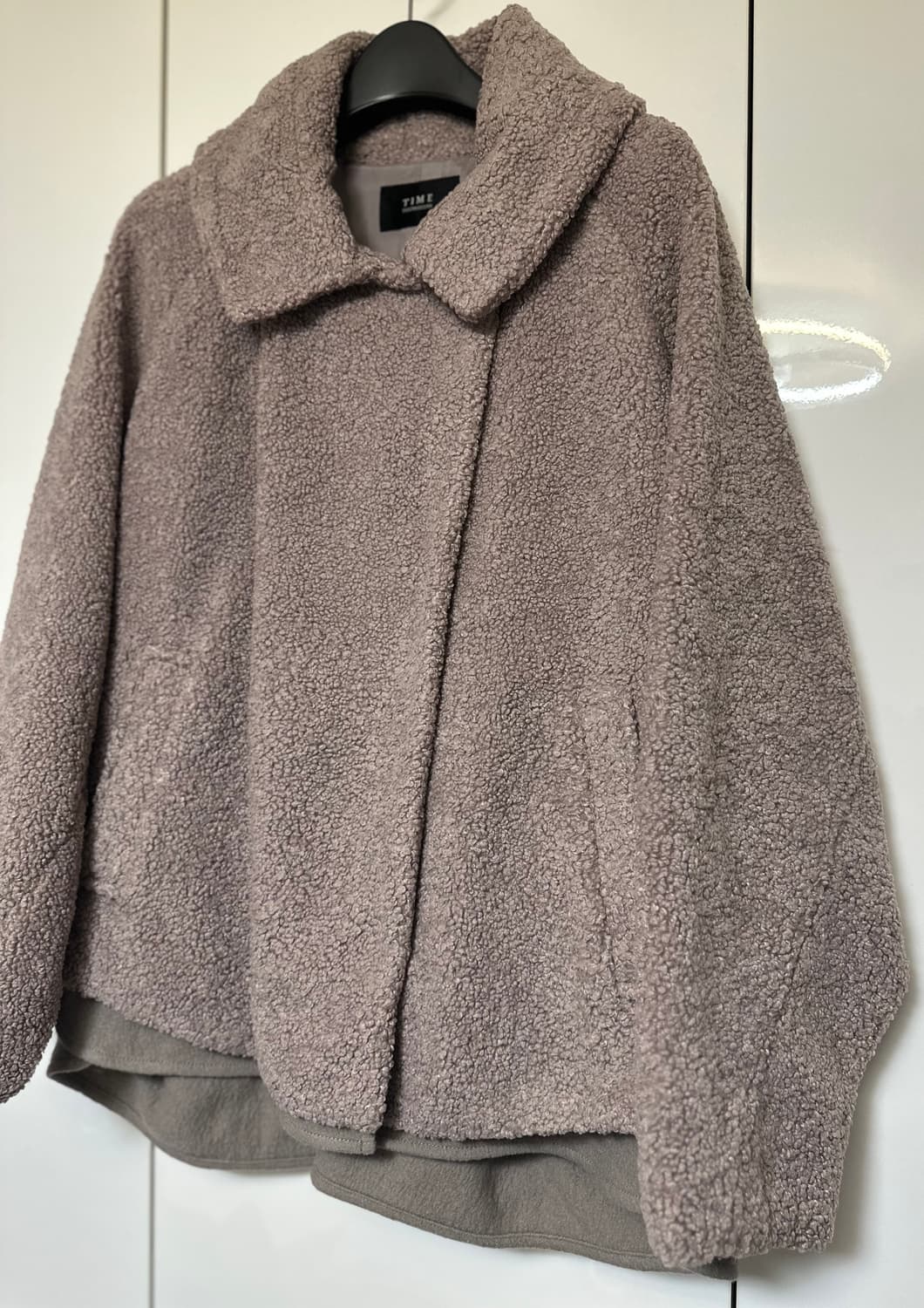 한섬타임 프리미엄 부클레 울100자켓점퍼 상품이미지6