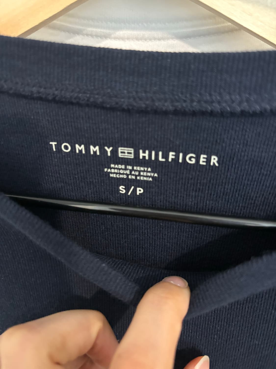 딱붙핏) 타미 네이비 반팔티 상품이미지5