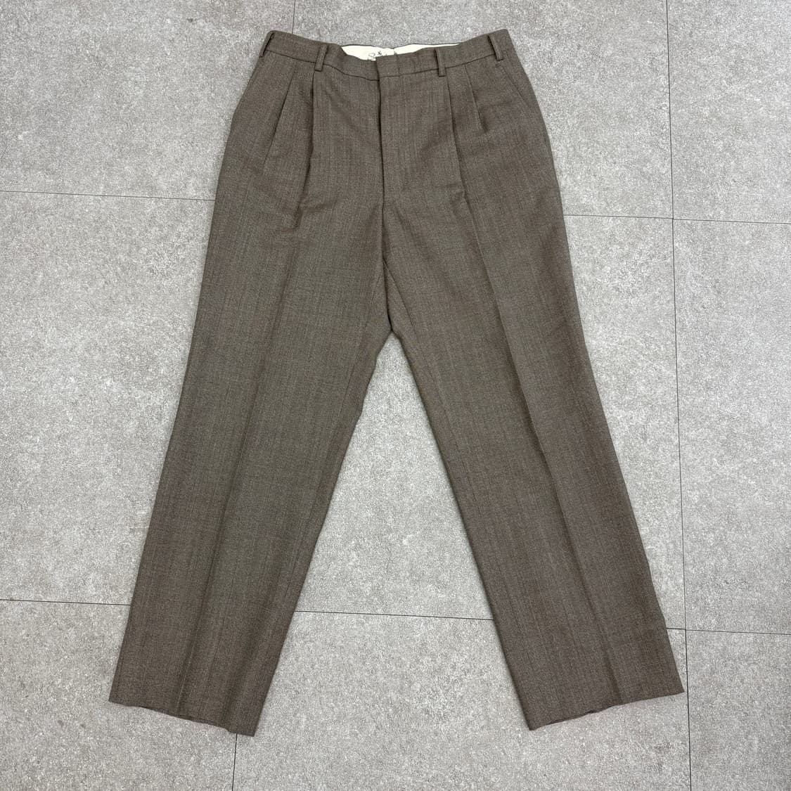 일본빈티지 스카발 원단의 맞춤제재 수트 상품이미지5