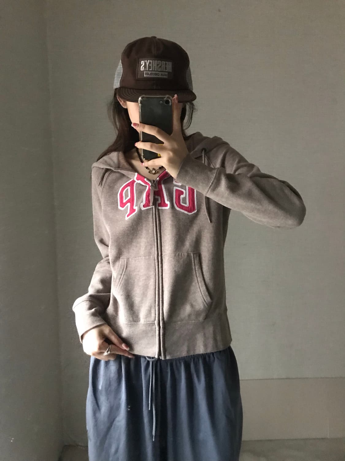 갭 브라운 후드집업 상품이미지4