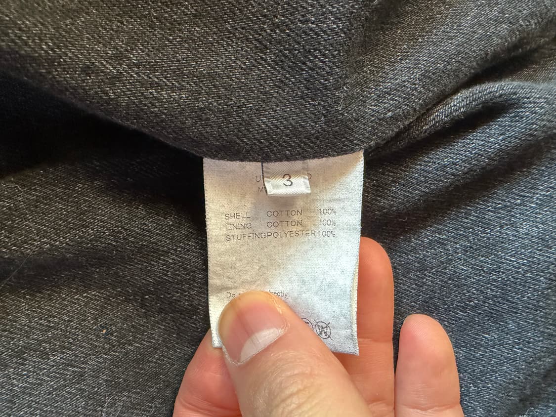 언유즈드 Unused padded denim jacket - 3,4 상품이미지6