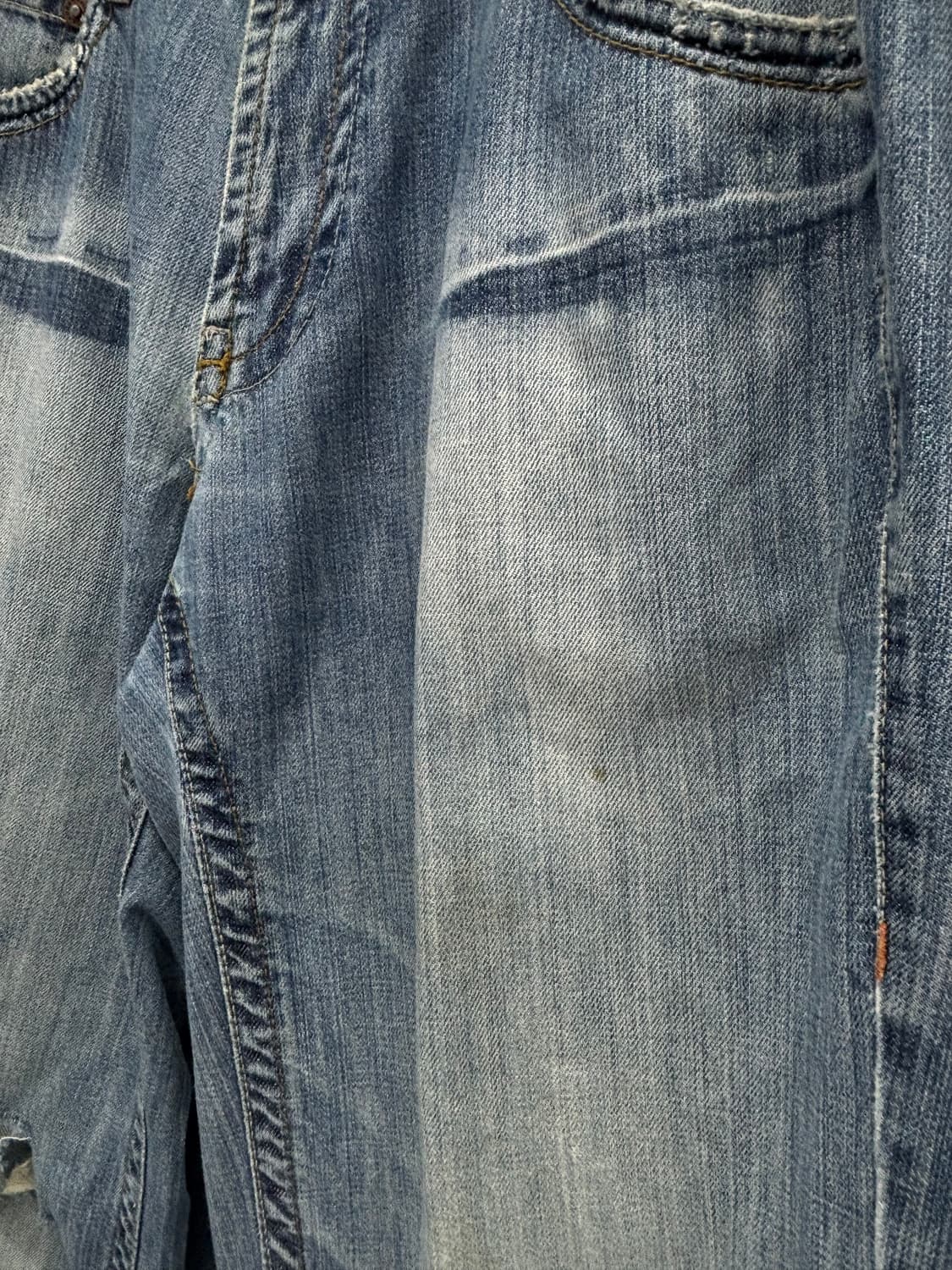 GV2 그런지 워시드 데님팬츠 상품이미지5