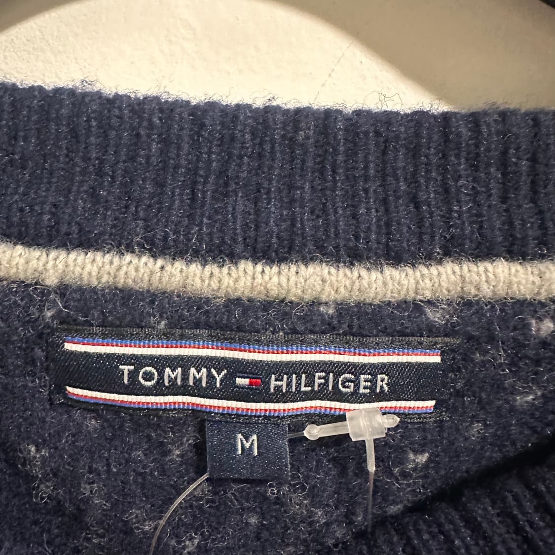 타미힐피거 네이비 패턴 니트 상품이미지6